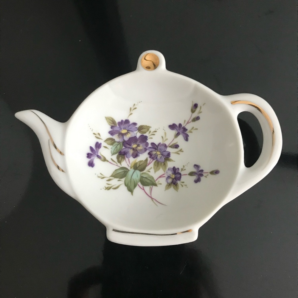 Vintage LEFTON Tea Bag Holder